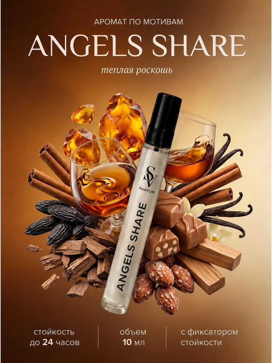 Духи масляные стойкие Angels Share