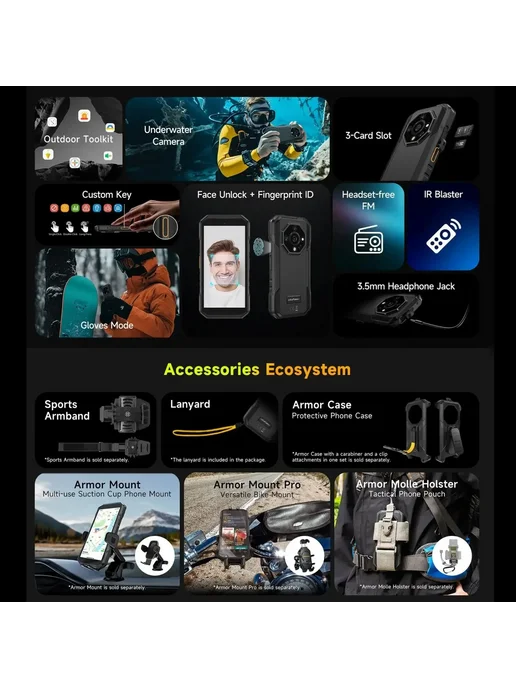 Смартфон Ulefone Armor X32 Pro 8/256 ГБ, цвет не указан, фото 7