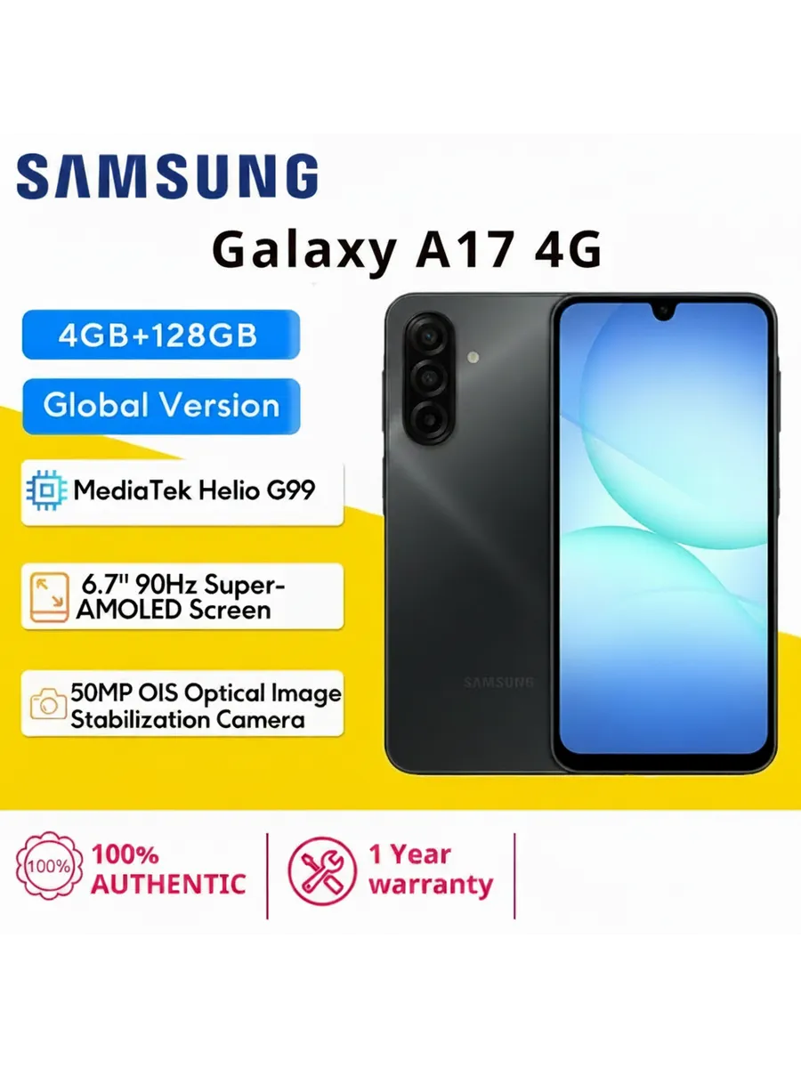 Samsung Смартфон Galaxy A17 4G, 4 128ГБ, global