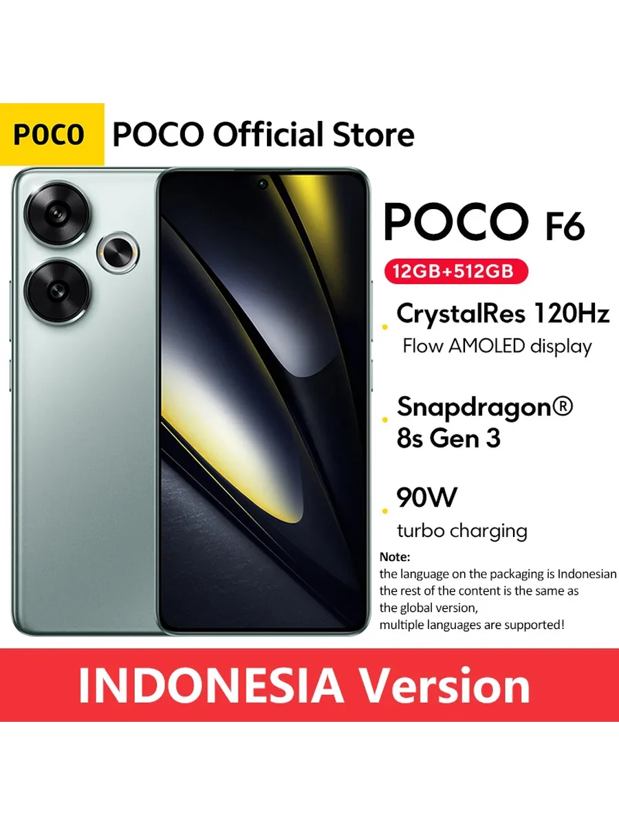 Смартфон Poco F6, 12/512ГБ, global