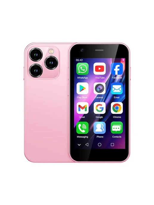 Смартфон soyes Xs15 2/16 ГБ, розовый