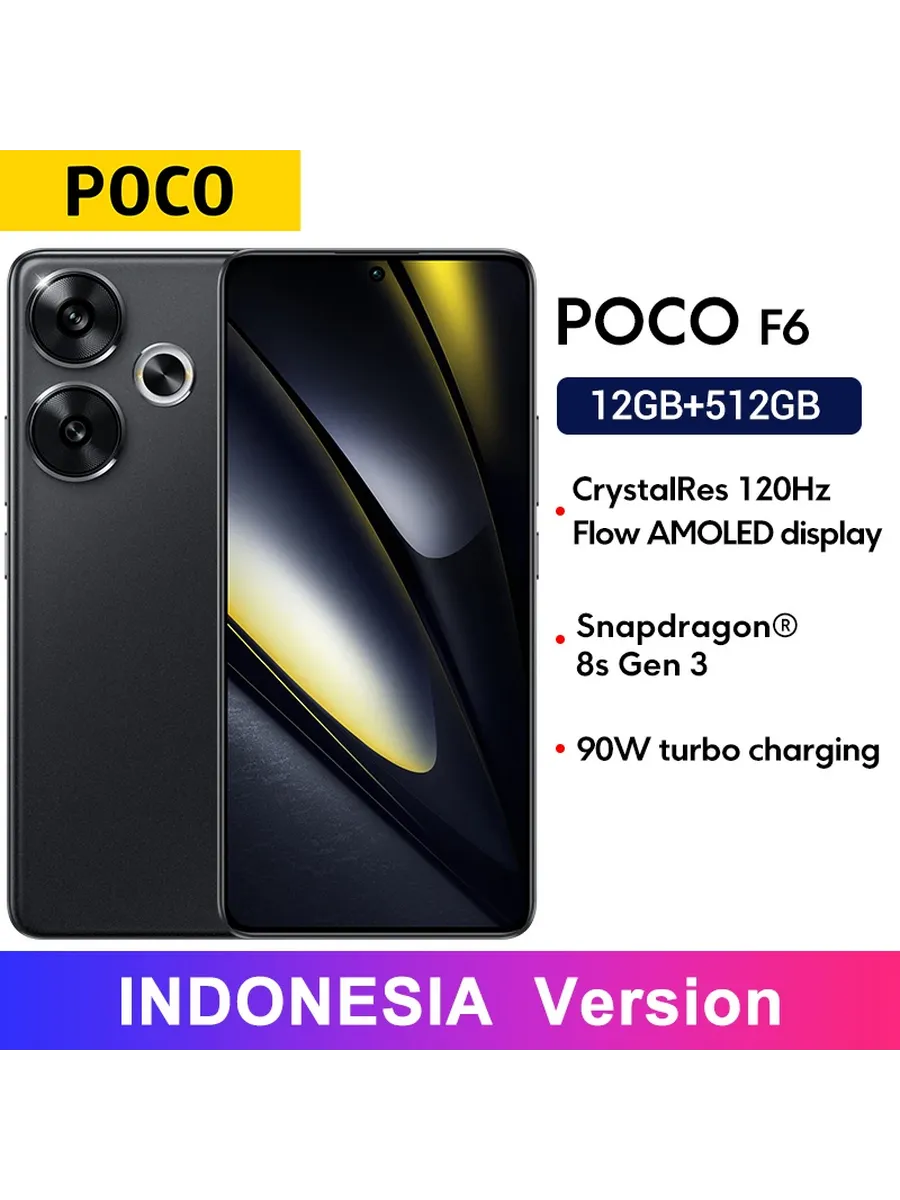 Смартфон Poco F6, 12/512ГБ, global