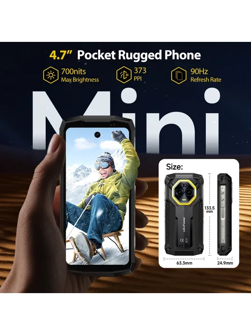 Смартфон Ulefone Armor Mini 20 Pro 16/256 ГБ, цвет не указан, фото 3