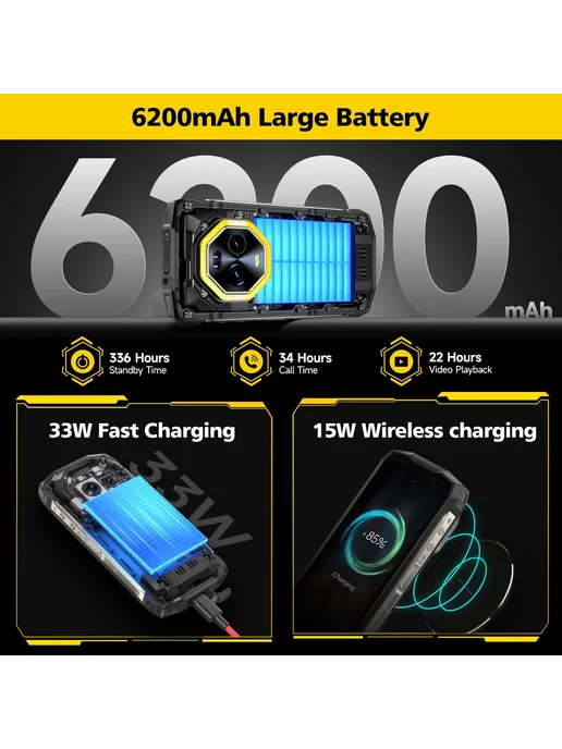 Смартфон Ulefone Armor Mini 20 Pro 16/256 ГБ, цвет не указан, фото 7