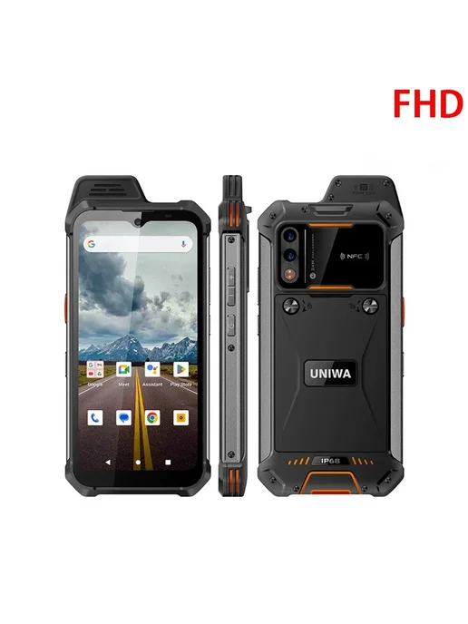 Смартфон UNIWA Ip68 8/128 ГБ, оранжевый