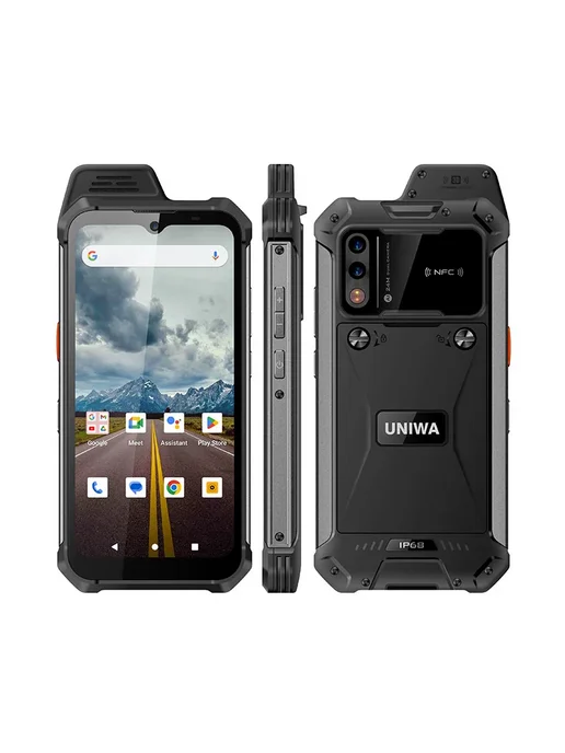 Смартфон UNIWA Ip68 8/128 ГБ, оранжевый, фото 3