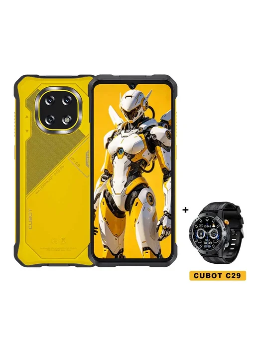 Смартфон Cubot Kingkong Es 5 6/128 ГБ, желтый
