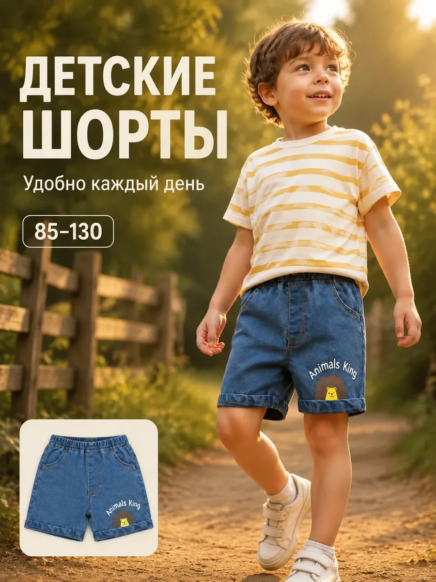 Детские мультяшные модные джинсы
