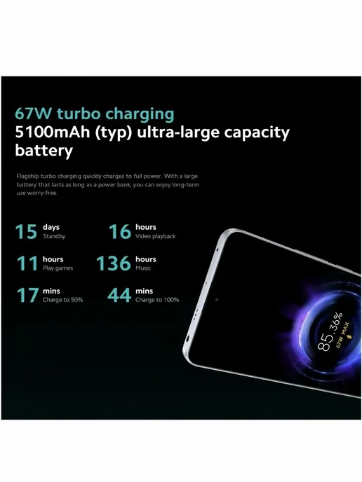 Смартфон Xiaomi Redmi Note 13 Pro 8/256 ГБ, белый, фото 6