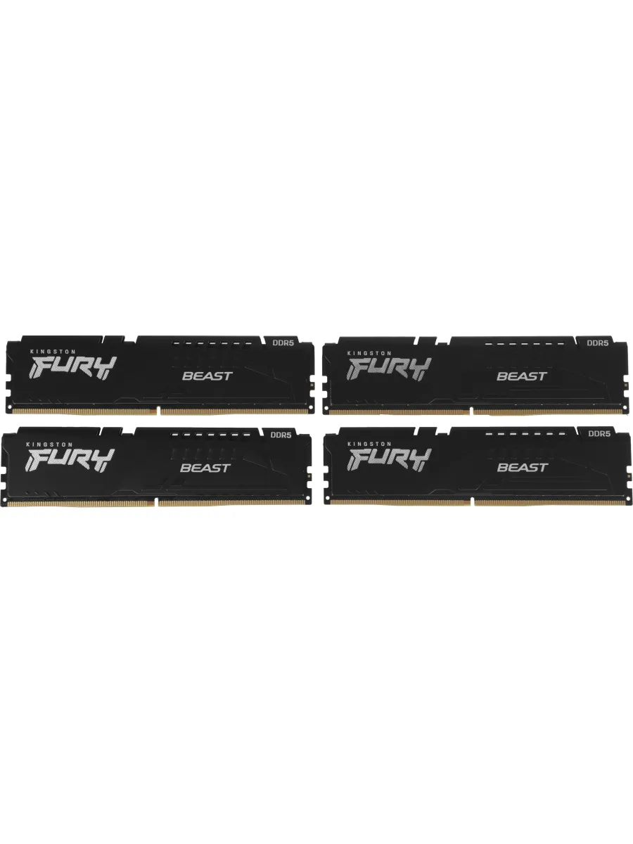 Kingston Память DDR5 4x32GB 5200MHz KF552C40BBK4-128 Fury Beast RTL G