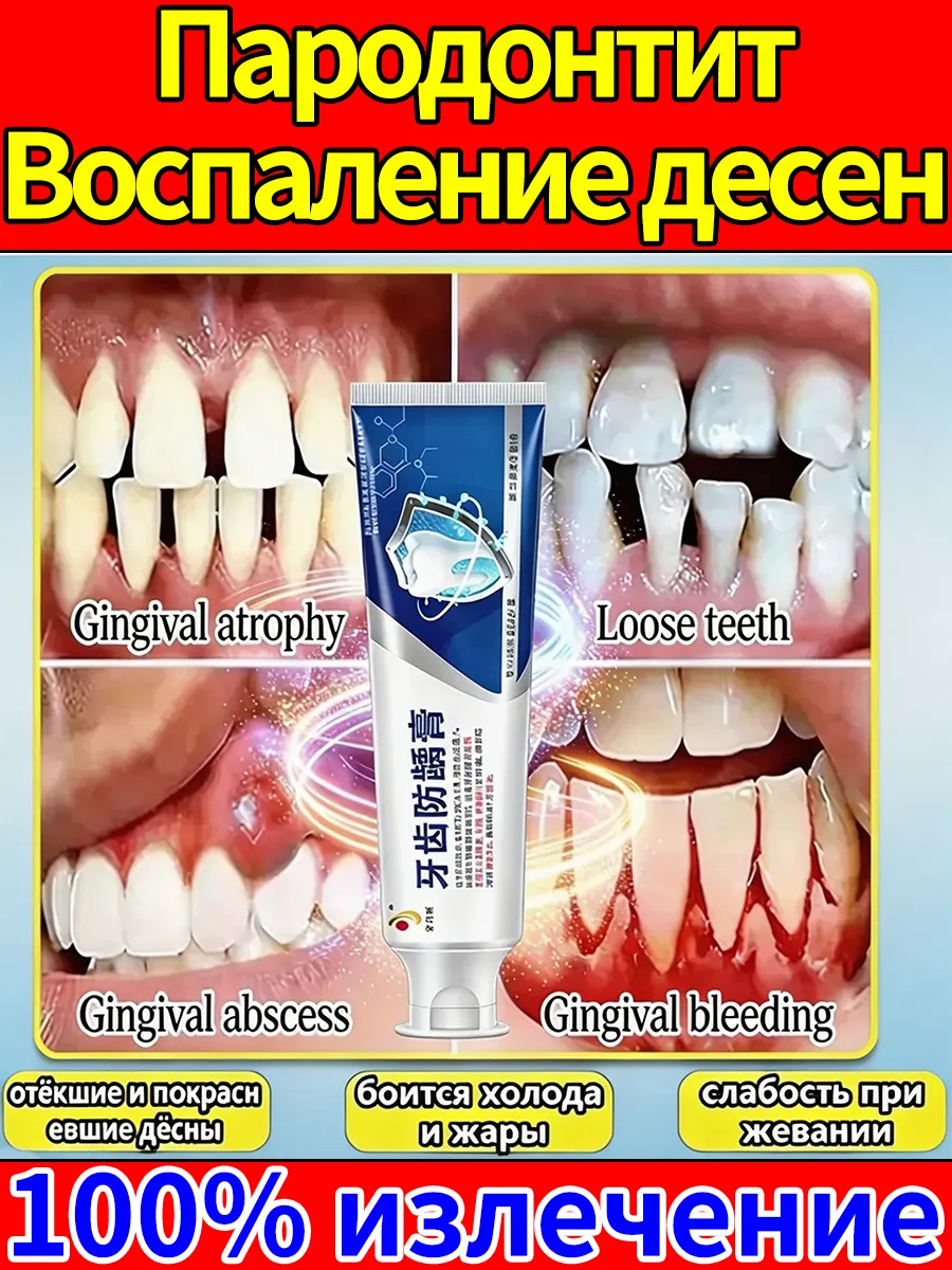 Средство от пародонтоза, воспаления и кровоточивости десен…