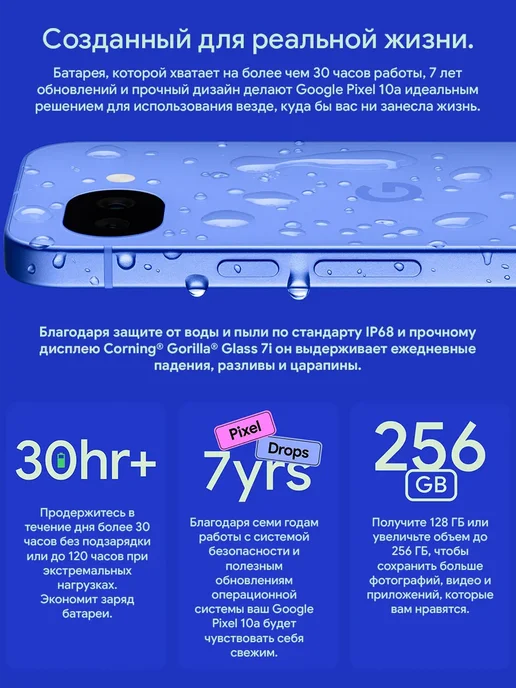 Смартфон Google 10A 8/256 ГБ, черный, фото 6