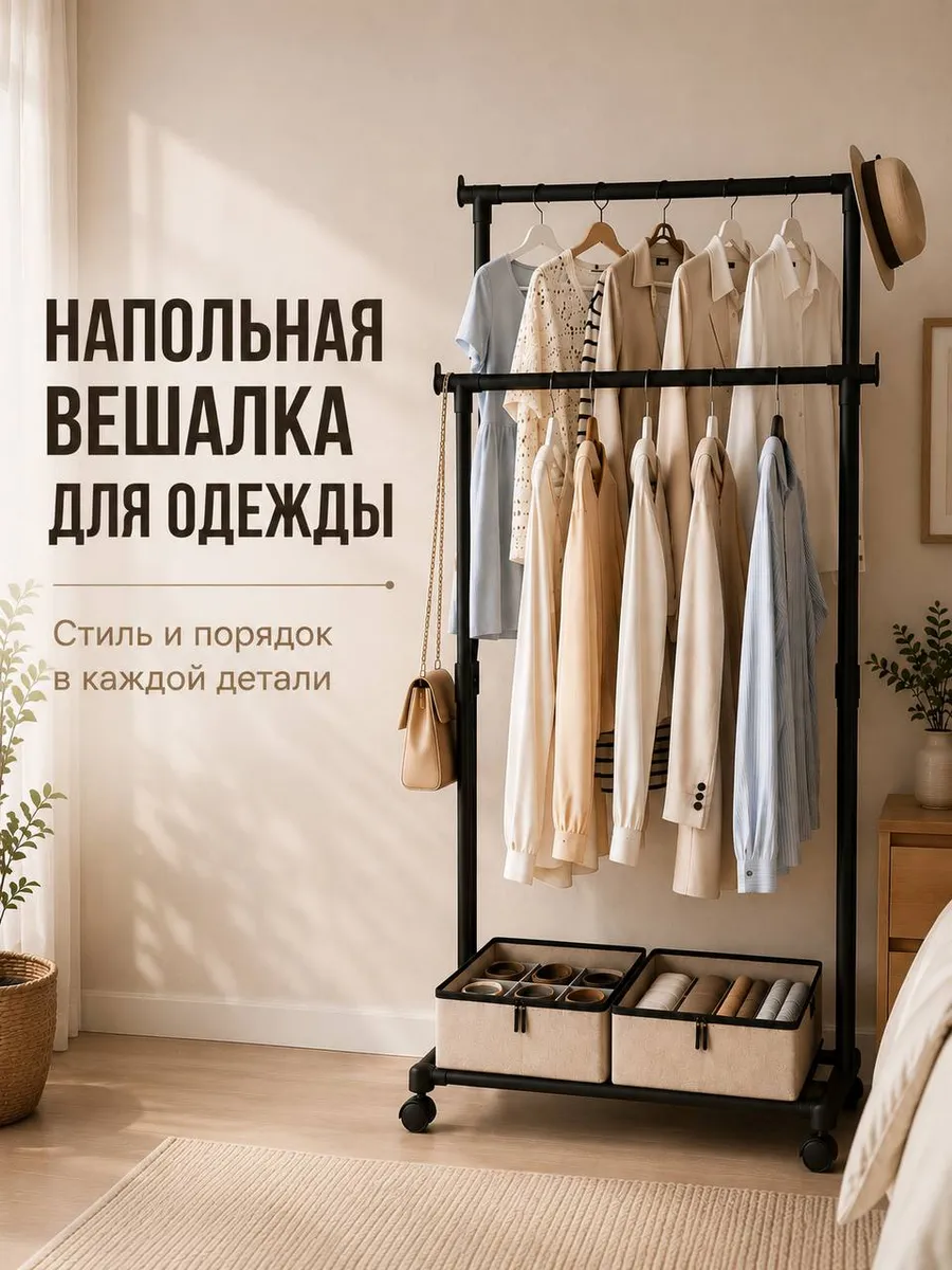 Напольная вешалка для одежды