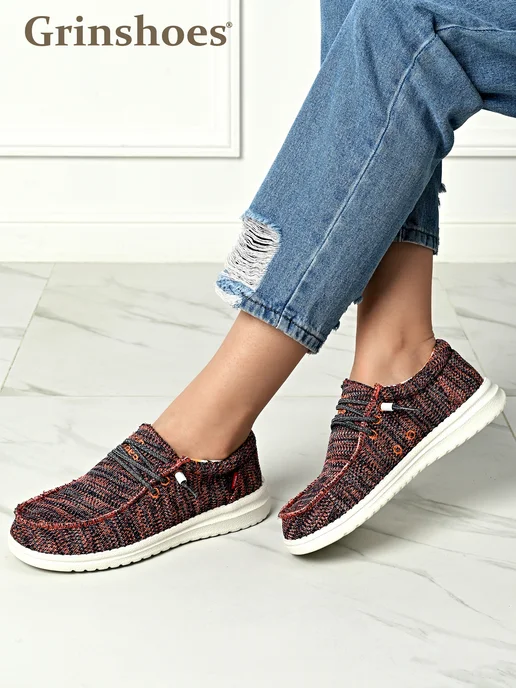 Grinshoes Мокасины летние топсайдеры, вариант