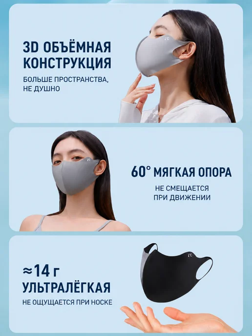 Летняя маска от солнца, дышащая, охлаждающая, вариант, фото 3