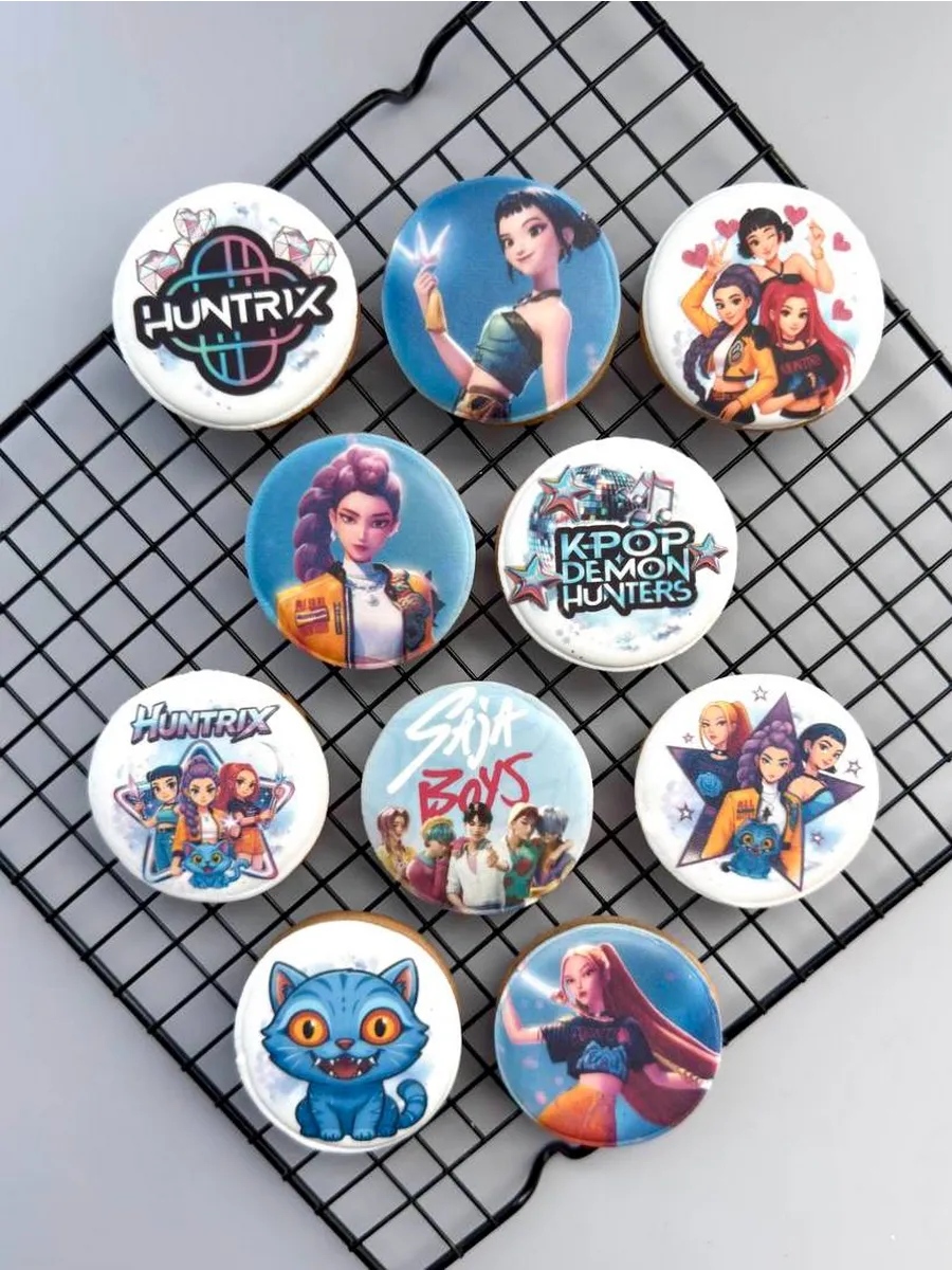 Пряники K-POP Demon Hunters набор 10 штук