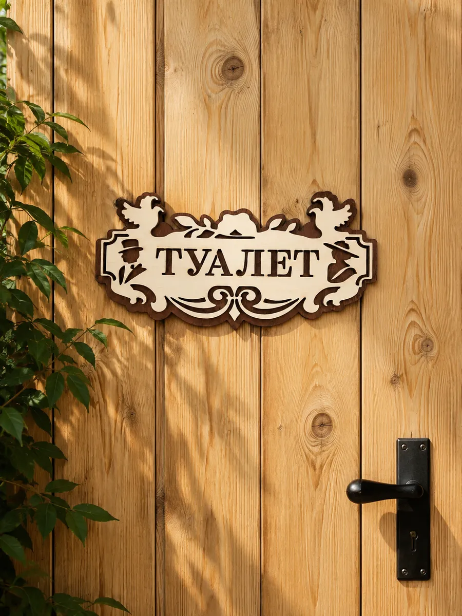 Табличка "Туалет"