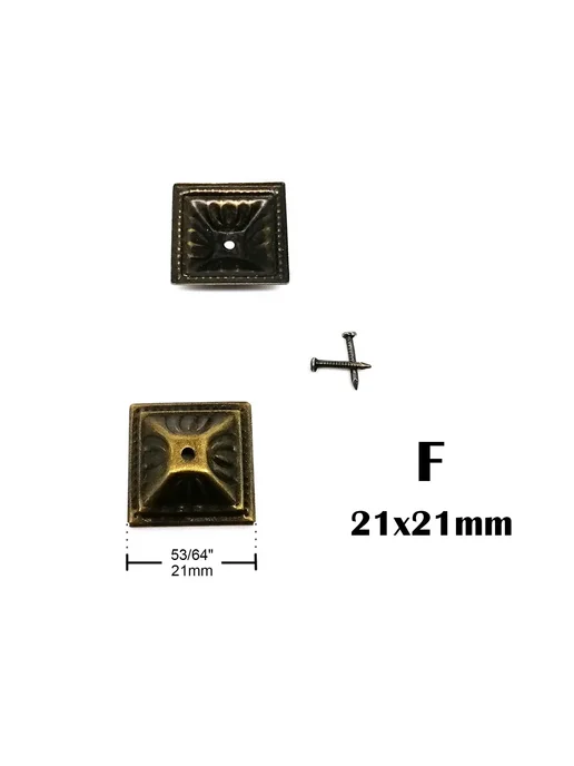 HZYUEGOU Набор декоративных гвоздей F 21x21mm 50, вариант