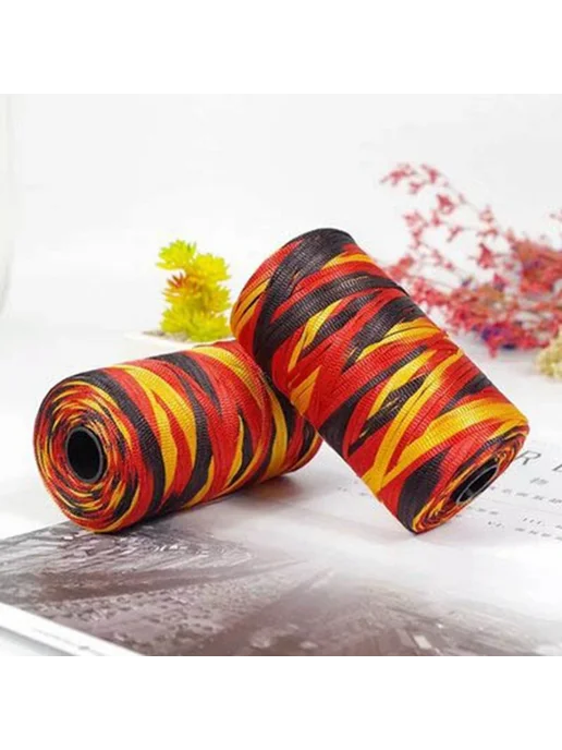 Нет бренда Белая сатиновая пряжа 100г, Color 22, 100 г, фото 7