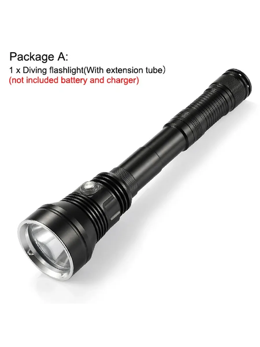 Asafee A33 6000LM подводный фонарь XHP70.2 White light, No
