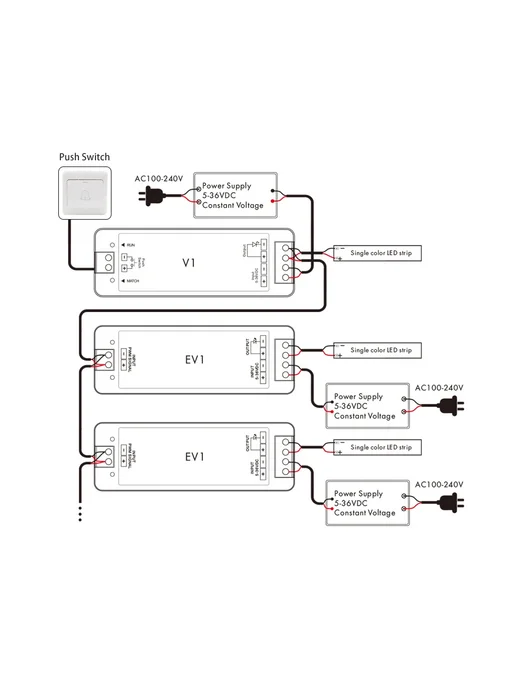 Нет бренда Выключатель дверного звонка, белый, Push Switch Only, белый, фото 7