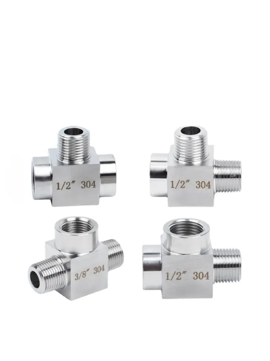 Тройник нержавеющая сталь 1/8" BSP