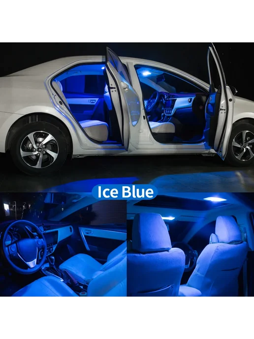 BADEYA Ice Blue LED салонное освещение для Lexus RX 1998-2020, синий, фото 6