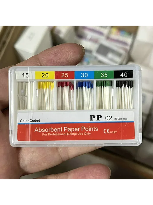 iflydent Стоматологические бумажные точки 02taper45-80, вариант, фото 2