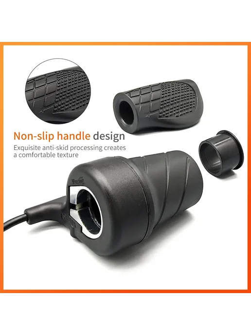 Нет бренда Полуповоротная дроссельная заслонка BAFANG 20X WP Plug, черн, черный, фото 4