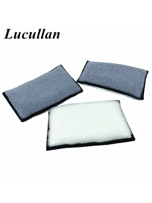 Lucullan Микрофибра для салона, 5x3 дюйма, серый, 5x3, фото 2
