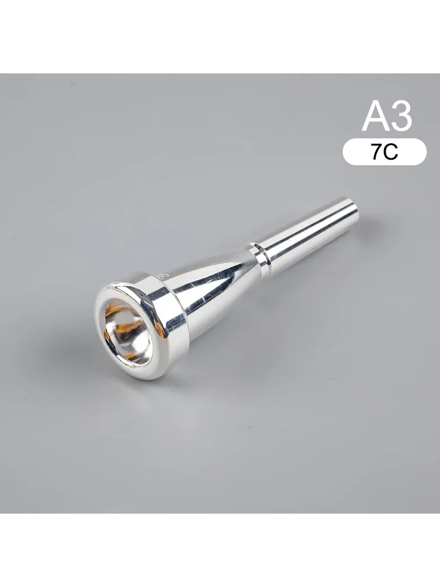 Профессиональный мундштук для трубы Bach 3c 5c 7c Silver7C