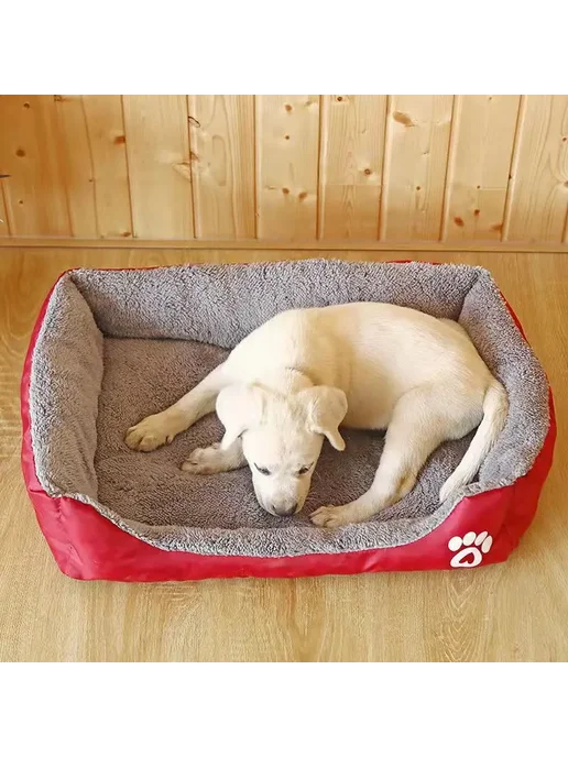LAPLADOG Кровать для собак бежевая, 15, бежевый, фото 7