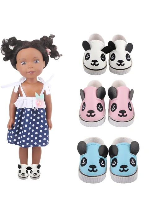 DOLL TALK Кукольные туфли светлого голубого цвета SH-0127-3, голубой, фото 4