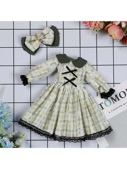 CANDY SISTER Розовый костюм принцессы для куклы 1 6, XW, розовый, фото 2