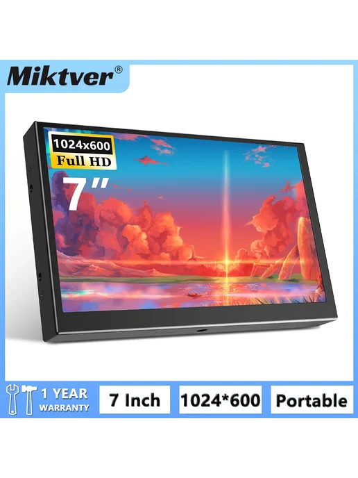 Miktver S701H 7-дюймовый HDMI монитор 8 Inch TFT Monitor, вариант, фото 2