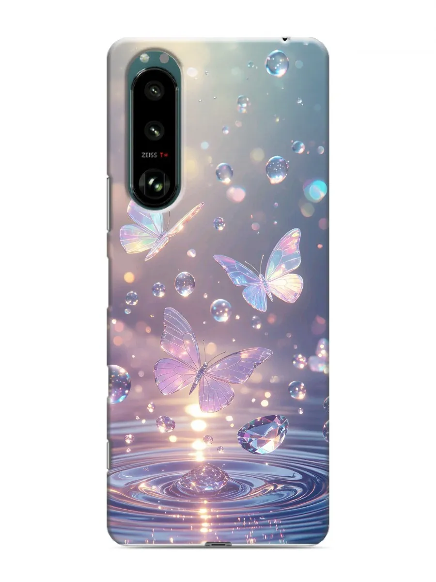 Чехол на Sony Xperia 5 III бабочки женский