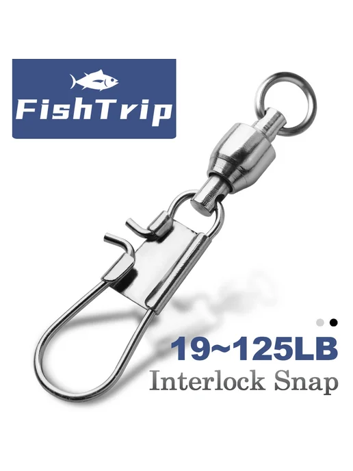FishTrip Рыболовные соединители Bulk-20Pcs Size3 (37LB 35mm), вариант, фото 2