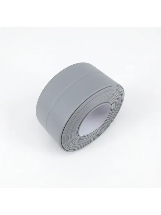 Нет бренда Уплотнительная лента серая 3.8CM для ванной, серый