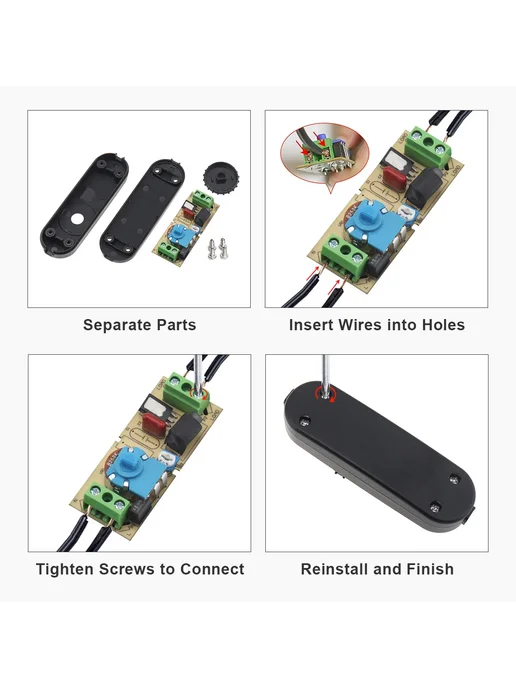RTNLIT Диммер белый 220В, белый, фото 7