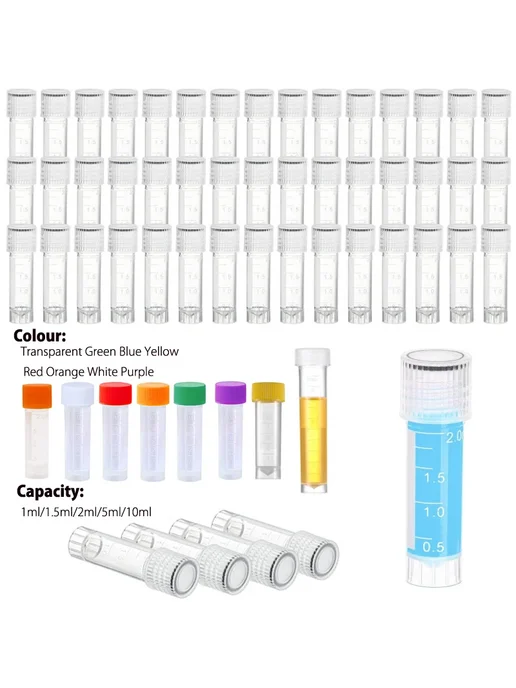 Нет бренда Пластиковые пробирки 1ml Red, 1 мл, фото 3