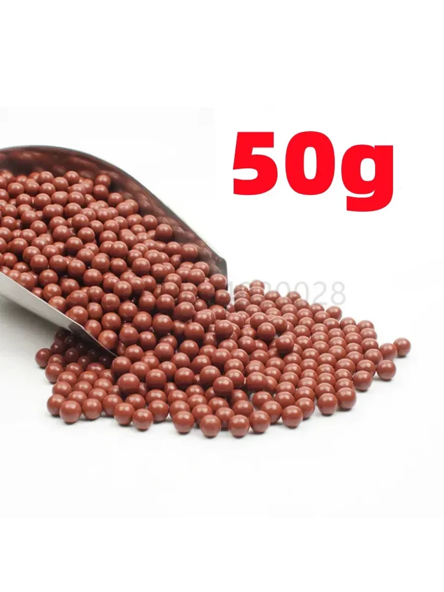 Керамические шарики для рогатки, 50g, Коричневый