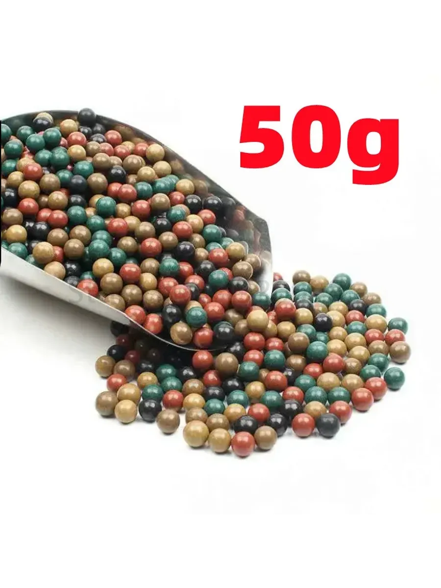 Керамические шарики для рогатки, 50g, mix