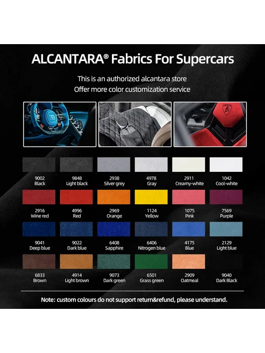 Alcantara Накладки Tesla Y Model 3 4996 red door, красный, фото 7