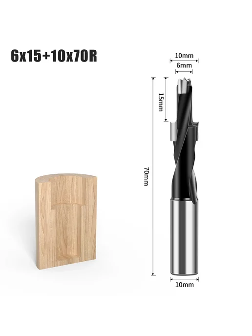 JGZUI Колонковое долото 6X15 10X70R, 6x15