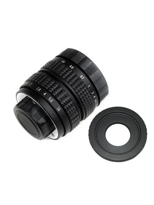 RG Объектив Fujian 25mm F1.4 Никон З черный, черный, фото 2