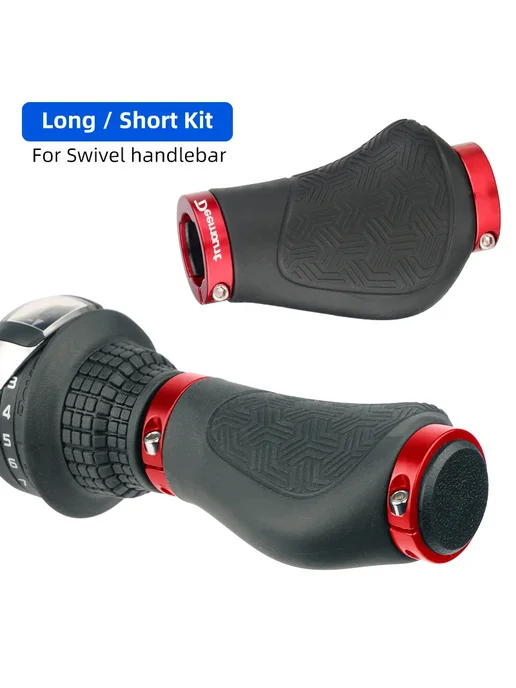 Нет бренда DEEMOUNT Рукоятки руля для велосипеда Long Short RD Ring, вариант, фото 7