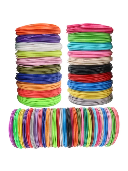 TOBIOPFK PLA нить для 3D-ручки, 50M, 10 цветов, 30 цв., фото 7