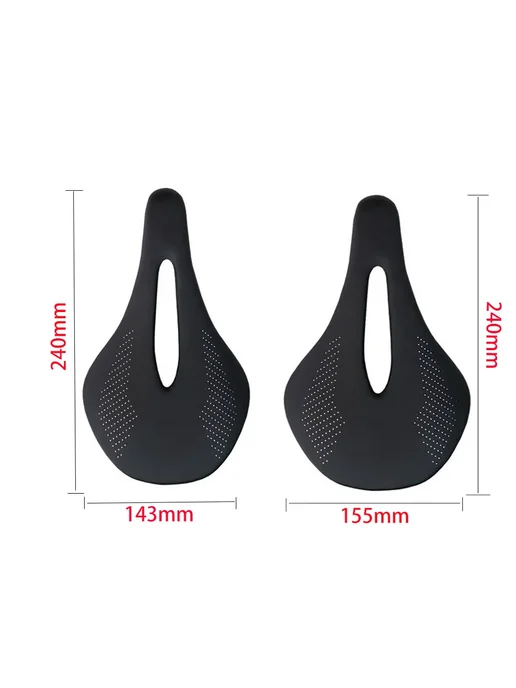 ELITA ONE Суперлегкое карбоновое седло 3155E rail-7x9mm, черный, фото 5