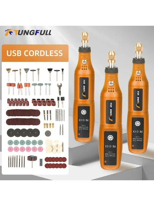 tungfull Беспроводная дрель Drill with 111pcs, 111 шт, фото 2
