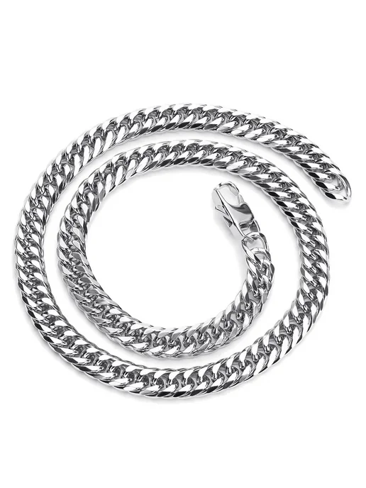 HNSP Цепочка из нержавеющей стали 50CM Necklaces 8MM wide, из нержавеющей стали 50CM, фото 5